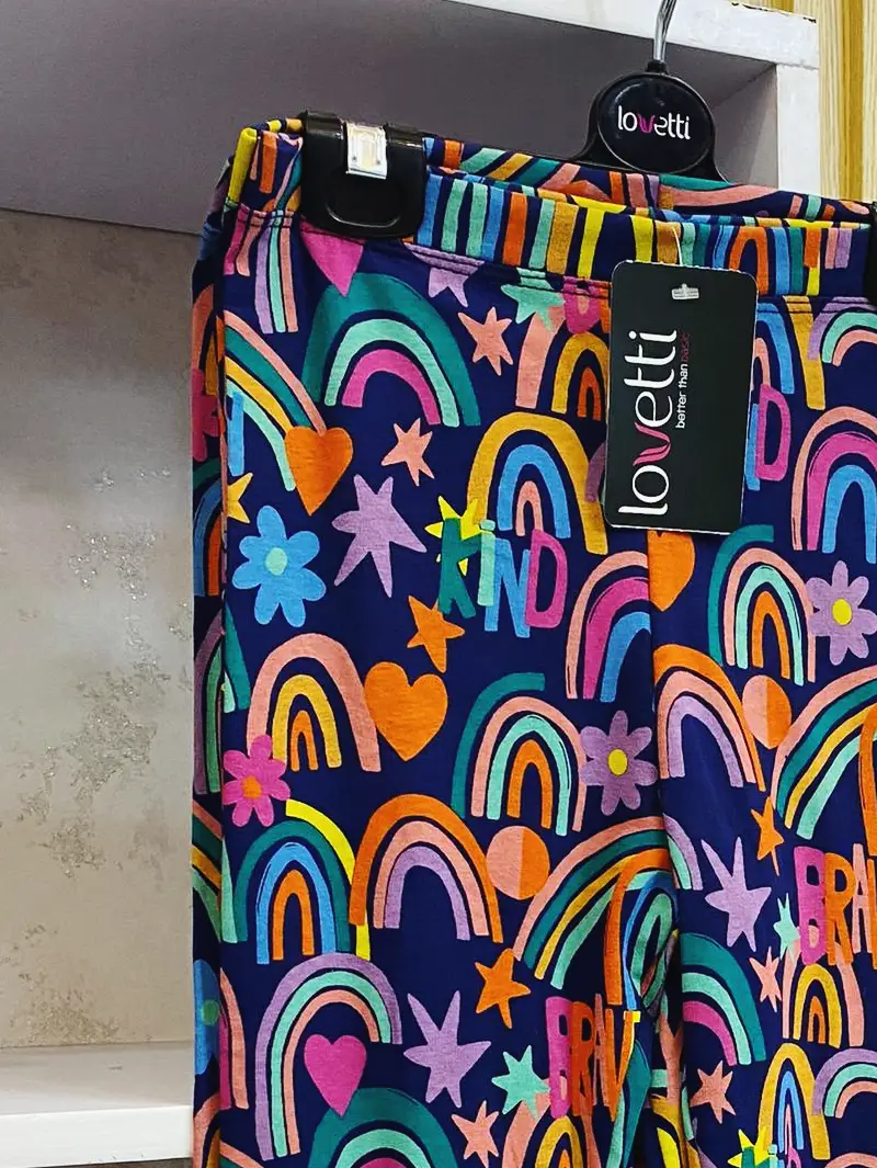 Lovetti Kids' Rainbow Pride Print Pants - Image 4
