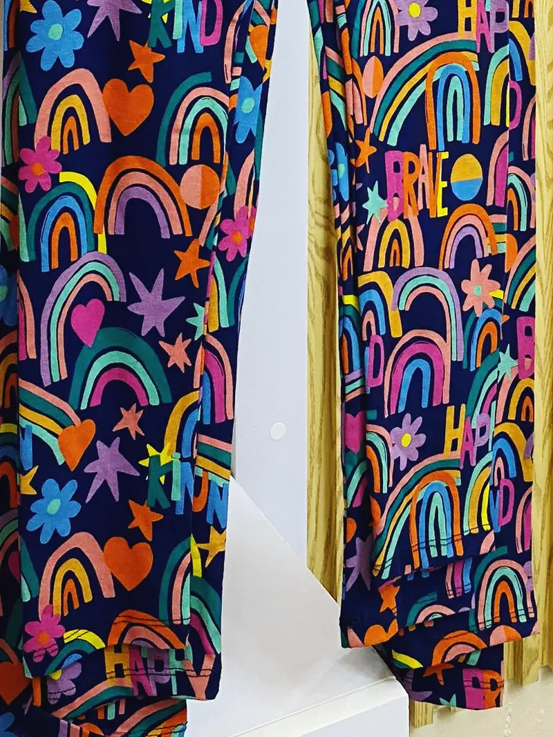 Lovetti Kids' Rainbow Pride Print Pants - Image 3