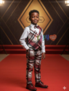 Peppy Kidz Celebrity Plaid Suit