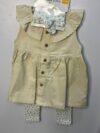 Sweet Primrose" 3-Piece Tunic, Leggings & Headband Set (12 Months)