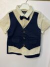 PeppyKidzwear Z&Y 3-Piece Waistcoat & Pinstripe Set